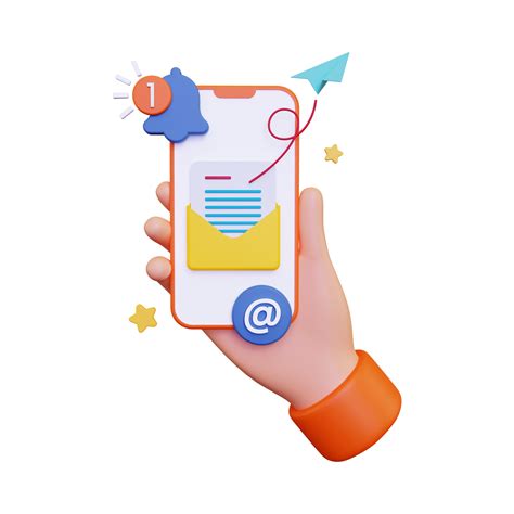 3d Email Notification Illustration 10872188 Png