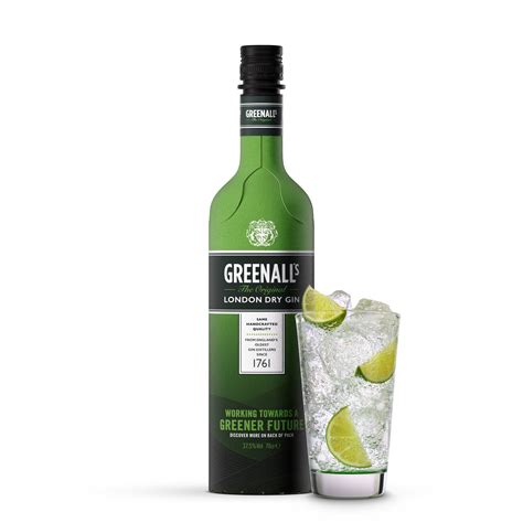 Greenall S London Dry Gin Paper Bottle 70CL Club Gin Club Gin