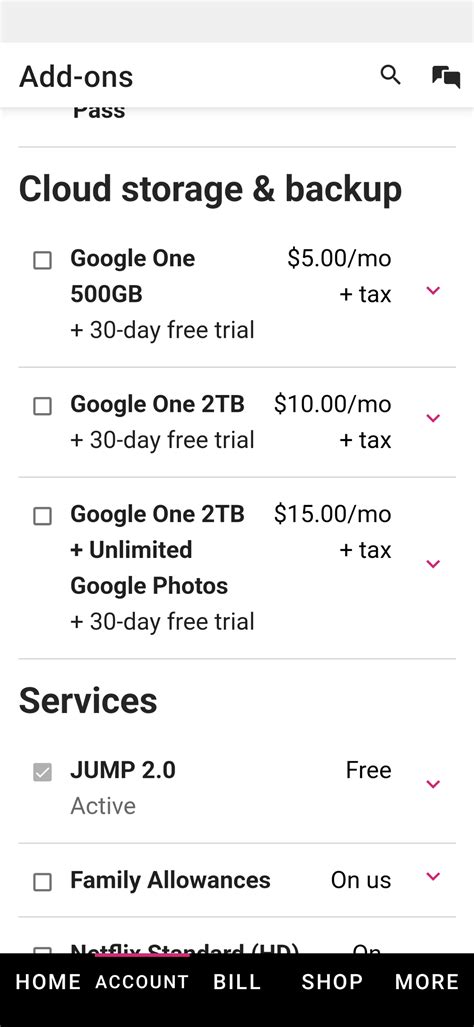 Google One 2tb $15 Unlimited Google Photos now live! : r/tmobile