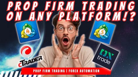 NEW MT4 MT5 Trading Bots On CTrader And DX Trade Platform For Prop Firm