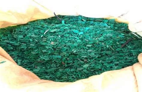 Grinded Green Pet Strap Scrap For Industrial Size 14 Inch Jaali At