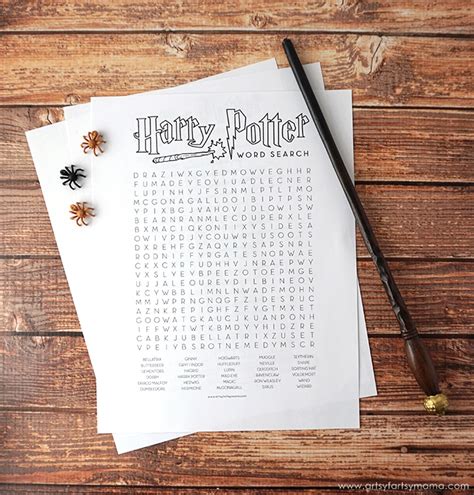 Harry Potter Activity Pages