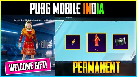 PUBG Mobile India Welcome Gift Pack Noticed Online Anarkali Headgear