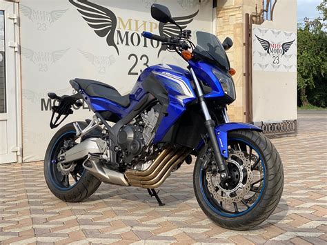 Купить б у Honda CB 650F инжектор 6 передач в Динской синий naked bike 2014 года на Авто ру ID