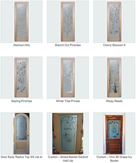 Etched Glass Vineyard Designs For Pantry Doors Sans Soucie Art Glass