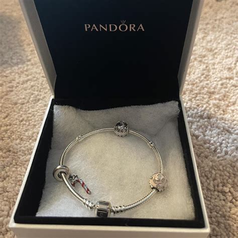 Pandora Moments Barrel Clasp Snake Chain Bracelet Depop