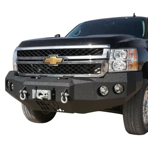 Iron Bull Bumpers® Chevy Silverado 3500 2014 Full Width Black Front Winch Hd Bumper