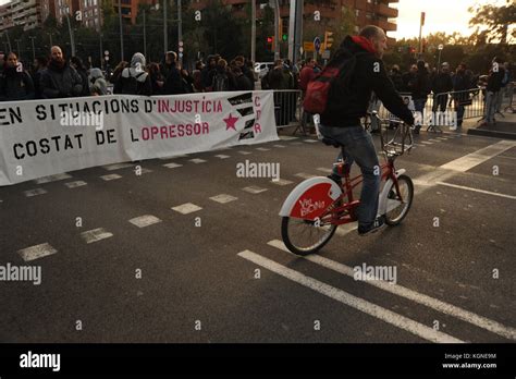 Barcelona Spain 08th Nov 2017 Groups Of CDR Comites De Defensa