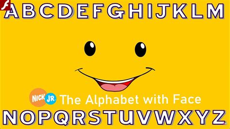 The Alphabet With Face Flash Nick Jr Games Youtube