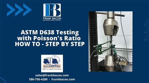 Step By Step ASTM D638 Testing With Poisson S Ratio YouTube