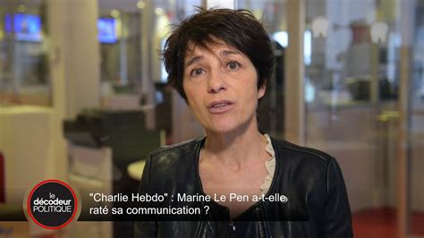 Charlie Hebdo Marine Le Pen n a pas compris Vidéo Dailymotion