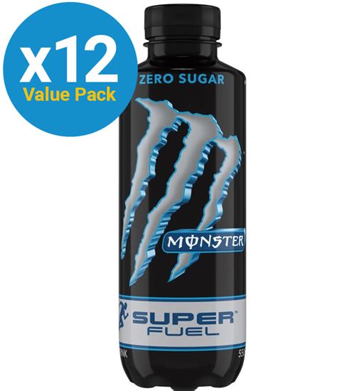 Monster Super Fuel Fantasy Fruit Zero Sugar 550ml 12 Pack At Mighty