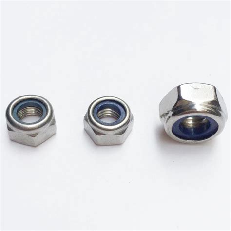 DIN985 Hex Nut Nylon 1 4401 A2 70 A4 80 Prevailing Torque Type Hexagon