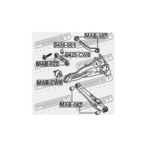 UNTERLAGSCHEIBE QUERLENKER MITSUBISHI OUTLANDER 06-12, LANCER 07-, ASX ...
