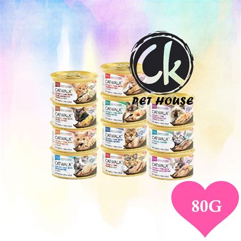 Catwalk Skipjack Tuna Series Cat Canned Food 80g Complete Food Cat