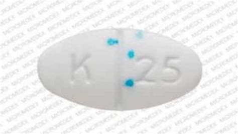 K 25 White Oval Pill, Uses, Dosage & Warnings - Health Plus City