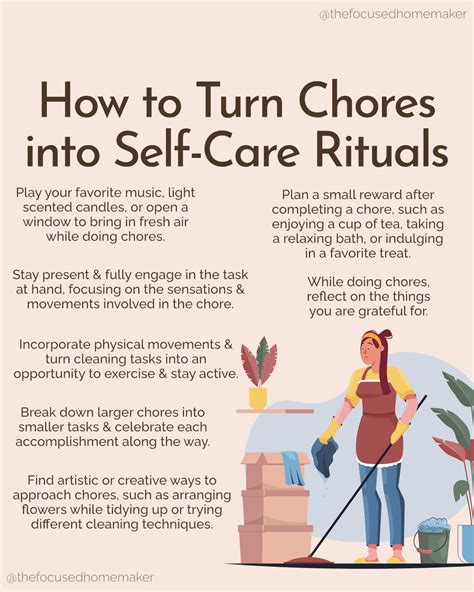 How To Turn Chores Into Self Care Rituals Self Care Activities