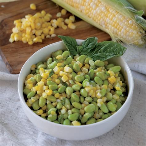 Sweet Corn and Soybean Succotash - Farm Flavor Recipe