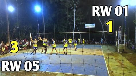 Turnamen Antar RW Desa Jambu Timur Mlonggo Jepara RW 05 VS RW 01