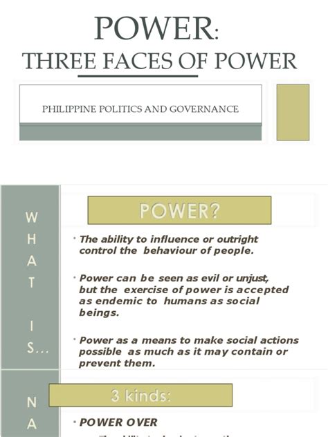 Power Three Faces Of Power Pdf Power Social And Political