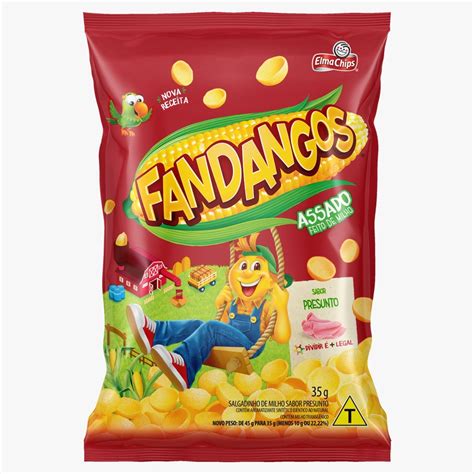 Salgadinho De Milho Presunto Elma Chips Fandangos Pacote G Big Box