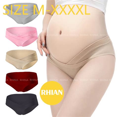 Rhian Pregnant Women Panty Cotton U Shaped Low Waist Pantiess Maternity