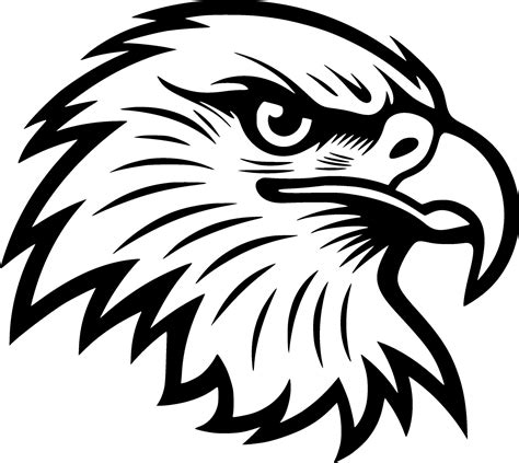 Eagle - Black and White Isolated Icon - Vector illustration 27963008 ...