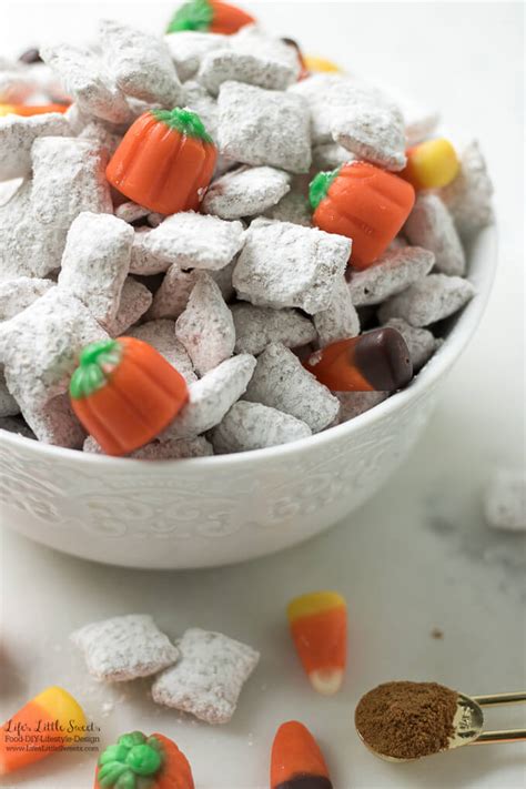 Homemade Pumpkin Spice Muddy Buddies Lifes Little Sweets