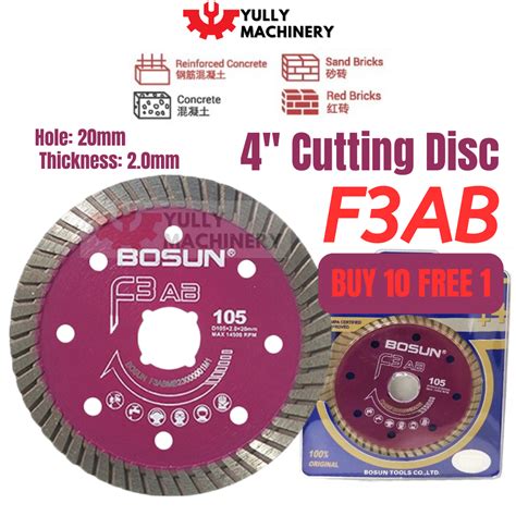 Buy Free Bosun Inch Cutting Disc Diamond Wheel F Ab For