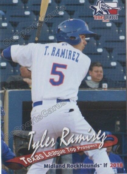 2018 Texas League Top Prospects Tyler Ramirez RC Rookie Oakland