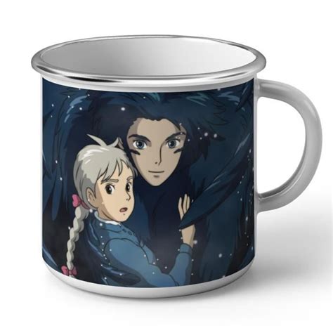 Mug en Métal Emaillé Hauru Le Chateau Ambulant Hayao Miyazaki Manga