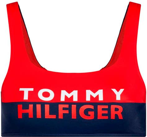 Tommy Hilfiger Bralette Bikini W Xl Red Glare Xs Pris