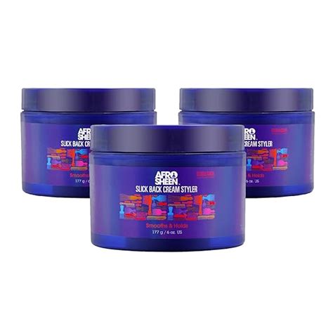 Buy Afro Sheen Slick Back Cream Styler Smooths And Holds 6 Ounce 3 Pack Online At Low Prices