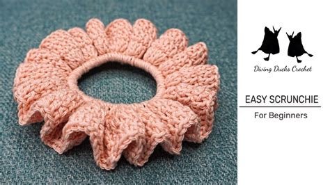 How To Crochet Scrunchies Easy Crochet Tutorial Youtube