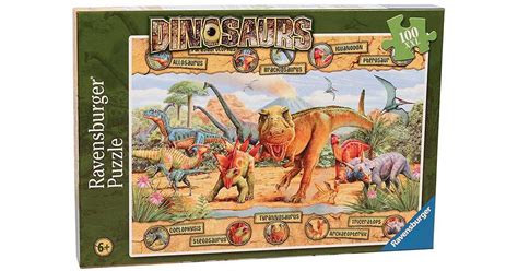 Ravensburger Puzzle XXL 100 Delova Dinosaurusi Sa Nazivima 10609