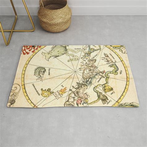 Albrecht D Rer Celestial Map Of The Southern Sky Rug By Alexandra