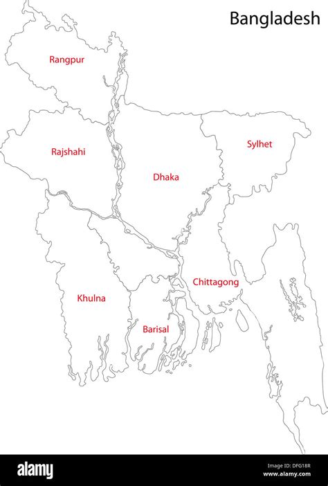 Mappa Del Bangladesh Immagini E Fotografie Stock Ad Alta Risoluzione