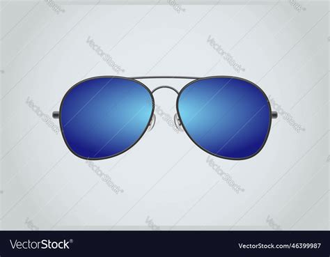 Aviator sunglasses background bright Royalty Free Vector