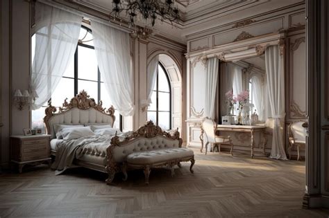 Premium Photo Timeless Elegance Bedroom Interior Design