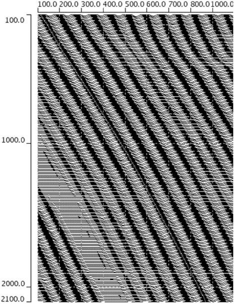 Casing Harmonic Containing Vertical Seismic Profile Data Interval