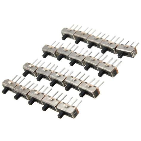 20pcs Ss12d00g3 2 Position Spdt 1p2t 3 Pin Pcb Panel Mini Vertical