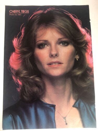 Vintage Cheryl Tiegs Magazine Pinup Picture 1970s Ebay