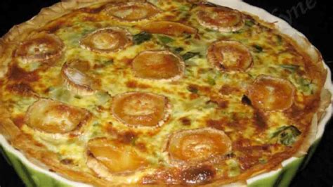 Quiche Aux Courgettes Aux Poireaux Et Au Chèvre Légère Et Succulente