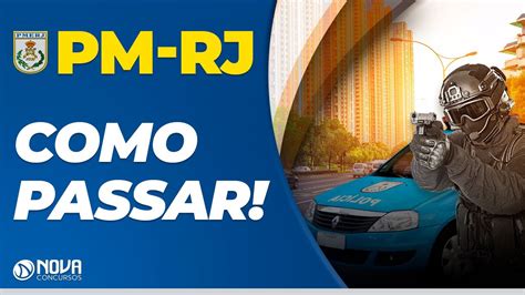 Concurso PMERJ 2020 Dica rápida de COMO PASSAR por aprovado na PM