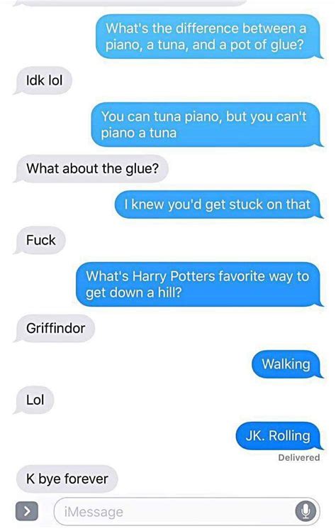 Pin By Angel Burrow On Just For Laughs Funny Texts Crush Really