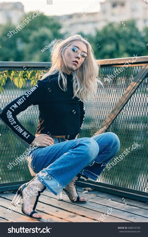 261 Blonde Teen Feet Pose Images Stock Photos Vectors Shutterstock