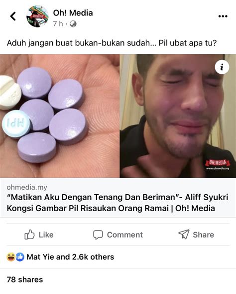 Naufalantezem On Twitter Itu Ke Gambar Pil Yang Aliff Syukri Upload