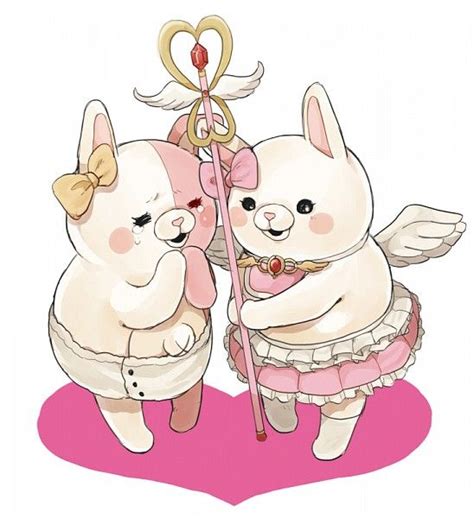 Super Dangan Ronpa 2 Monomi And Usami Monokuma Danganronpa Super