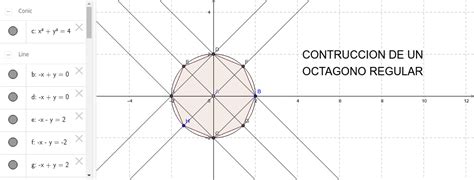Octagono Regular Geogebra