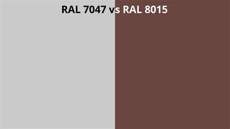 Ral 7047 Vs 8015 Ral Colour Chart Uk